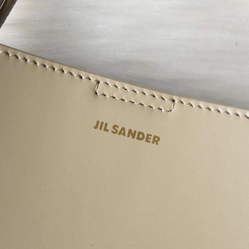 ジルサンダー タングル スモール レザー ショルダーバッグ ベージュ