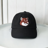 メゾン キツネ フォックスヘッド キャップ ブラック