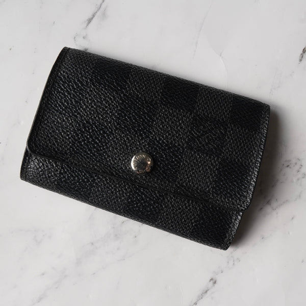 ルイ ヴィトン ミュルティクレ6 ダミエ・グラフィット 6連 キーケース M62662 ブラック