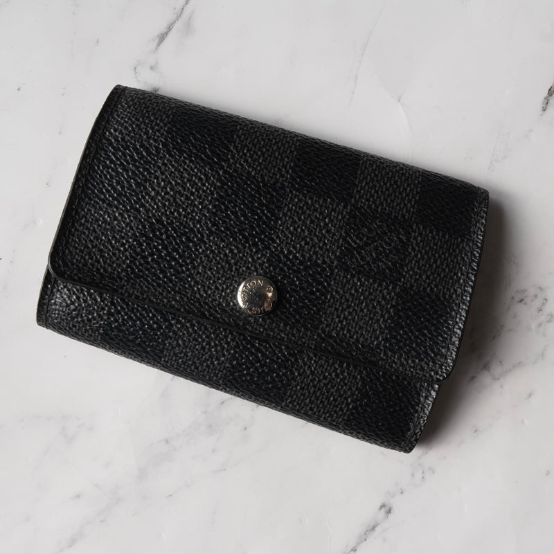 ルイ ヴィトン ミュルティクレ6 ダミエ・グラフィット 6連 キーケース M62662 ブラック