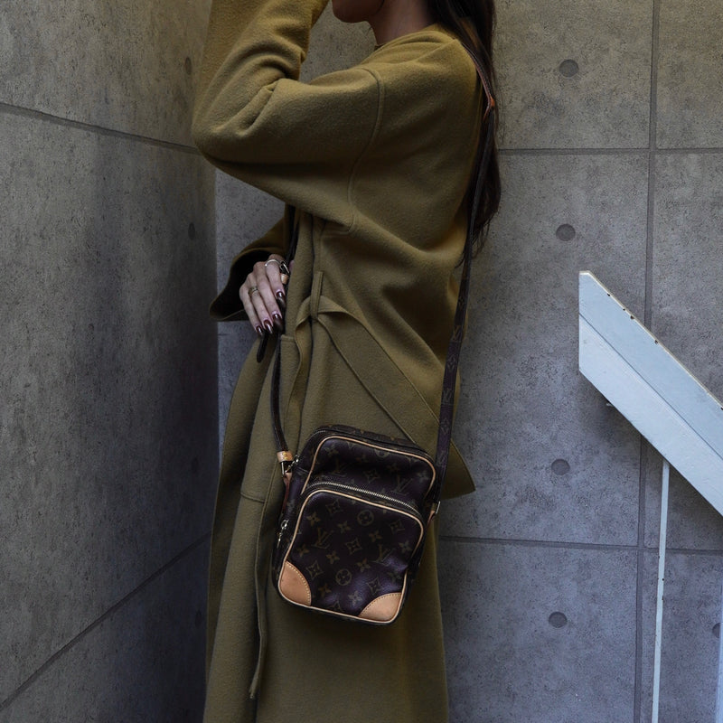 ルイ ヴィトン モノグラム アマゾン ショルダーバック ブラウン M45236