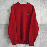 ヴィヴィアン ウエストウッド オーブロゴ ニット レッド