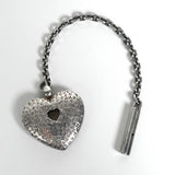 エルメス トゥーブー ハート キーチャーム シルバー925