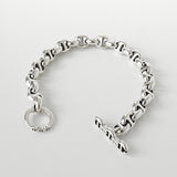 ホーセンブース 10MM OPEN-LINK シルバー925 ブレスレット 28コマ