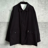 イヴサンローラン リバーシブル YSLロゴ ブルゾンホワイト / ブラック