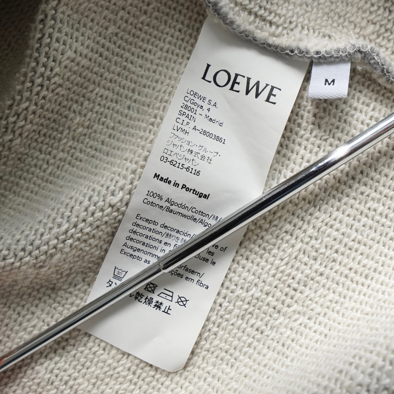 ロエベ アナグラム 刺繍 スウェット グレー