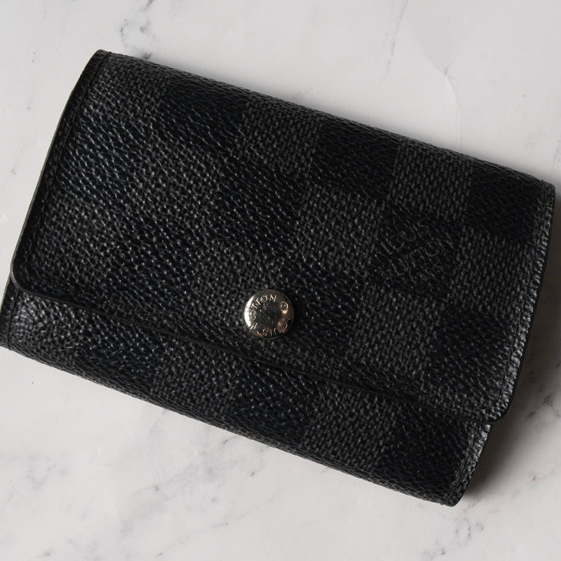 ルイ ヴィトン ミュルティクレ6 ダミエ・グラフィット 6連 キーケース M62662 ブラック