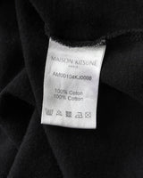 メゾン キツネ 筆記体ロゴ Tシャツ Mサイズ ブラック メンズ