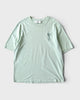 アミパリ アミ パリス ハートロゴ オーバーサイズ Tシャツ パステルグリーン Mサイズ メンズ