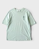 アミパリ アミ パリス ハートロゴ オーバーサイズ Tシャツ パステルグリーン Mサイズ メンズ