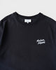 メゾン キツネ 筆記体ロゴ Tシャツ ブラック XLサイズ メンズ