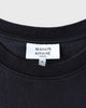 メゾン キツネ 筆記体ロゴ Tシャツ ブラック XLサイズ メンズ