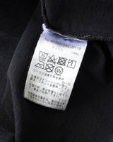メゾン キツネ 筆記体ロゴ Tシャツ ブラック XLサイズ メンズ