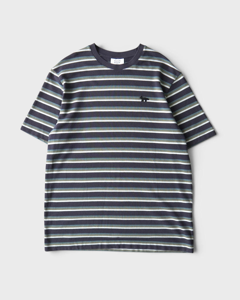 メゾン キツネ フォックス ボーター 鹿子 Tシャツマルチカラー Lサイズ メンズ