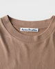 アクネ ストゥディオズ インサイドアウト ロゴパッチ Tシャツ ベージュ メンズ