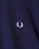 フレッドペリー ヴィンテージ リブネック 鹿子 Tシャツ ネイビー サイズ40 メンズ レディース