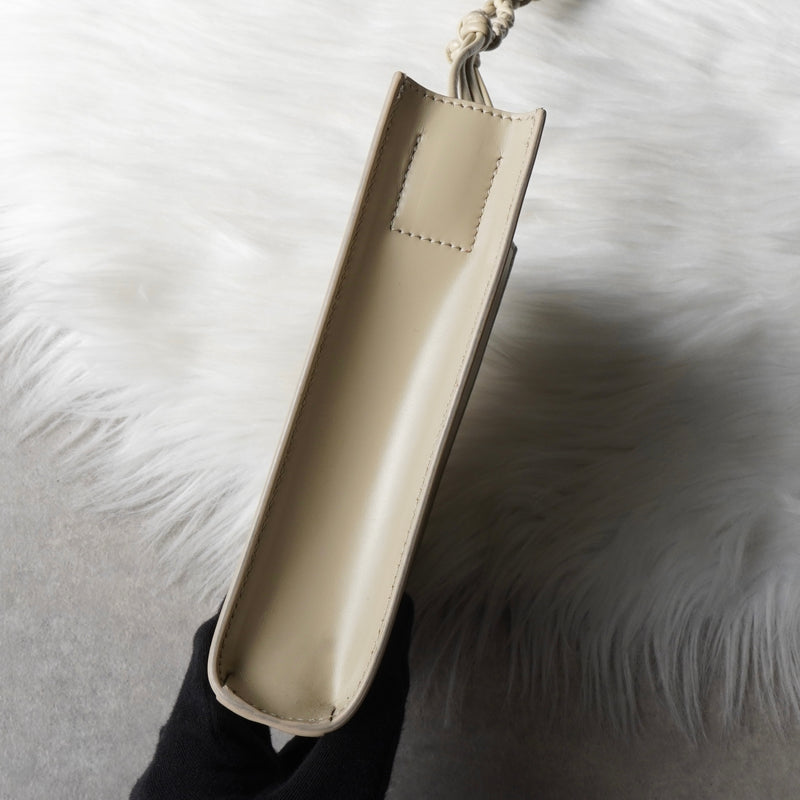 ジルサンダー タングル スモール レザー ショルダーバッグ ベージュ