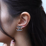 シャネル ココマーク イヤリング GP ブラック