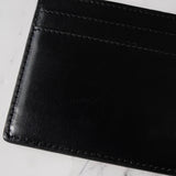 サンローラン パリ スタッズ レザー パスケース カードケース ブラック / シルバー