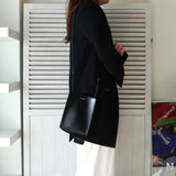 ジルサンダー タングル スモール レザー ショルダーバッグ ブラック