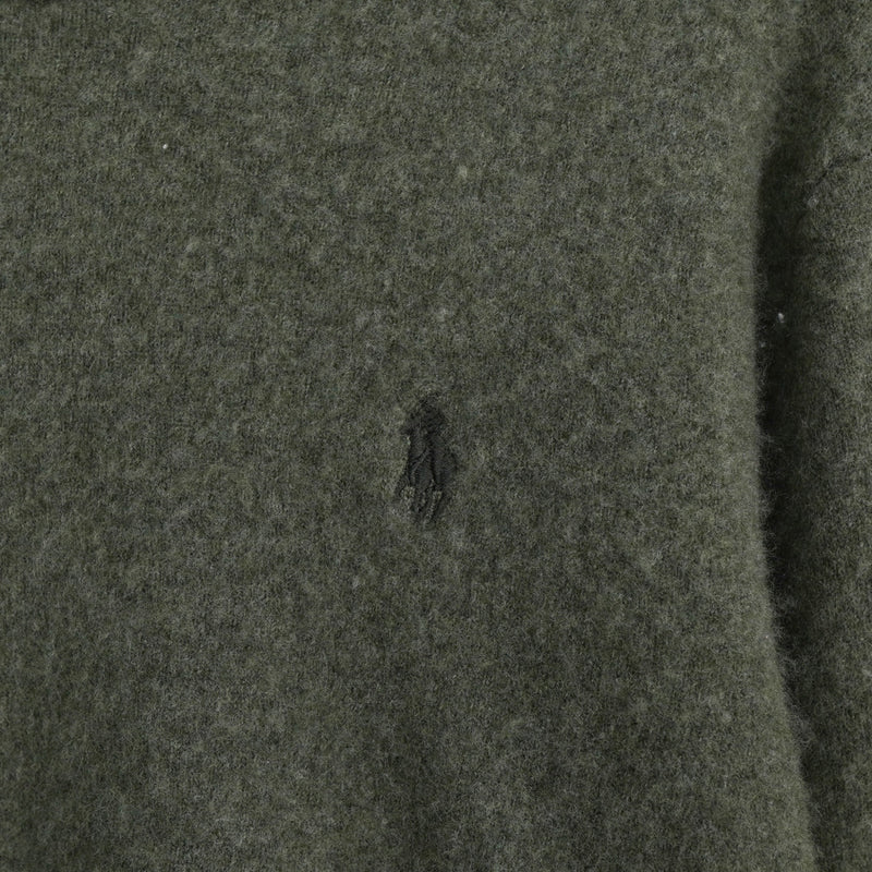 ポロ ラルフローレン ポニーロゴ ニット カーキ