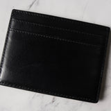 サンローラン パリ スタッズ レザー パスケース カードケース ブラック / シルバー