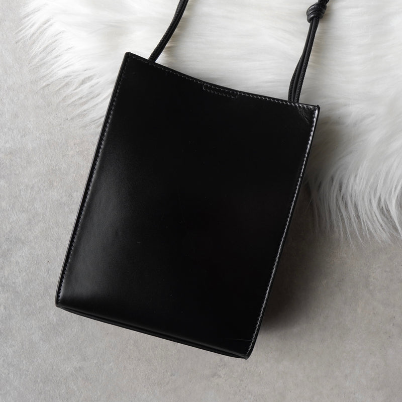 ジルサンダー タングル スモール レザー ショルダーバッグ ブラック