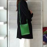 ジルサンダー タングル スモール レザー ショルダーバッグ グリーン