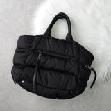 プラダ ナイロン キルティング 2way ハンドバッグ ショルダーバッグ トライアングルロゴ ブラック