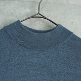 ジバンシィ 4Gロゴ モックネック ニット ブルー