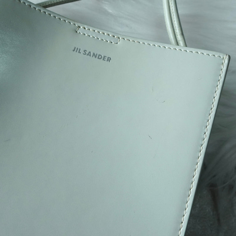 ジルサンダー タングル スモール レザー ショルダーバッグ ミントグリーン