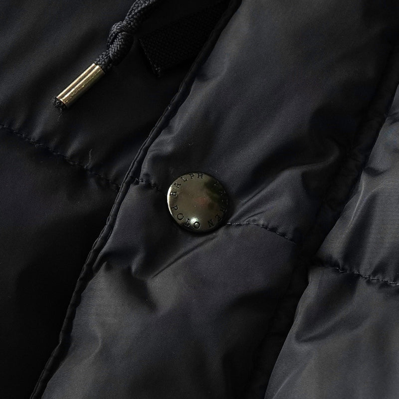 ポロ ラルフローレン ポニーロゴ ダウンジャケット ネイビー