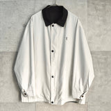 イヴサンローラン リバーシブル YSLロゴ ブルゾンホワイト / ブラック