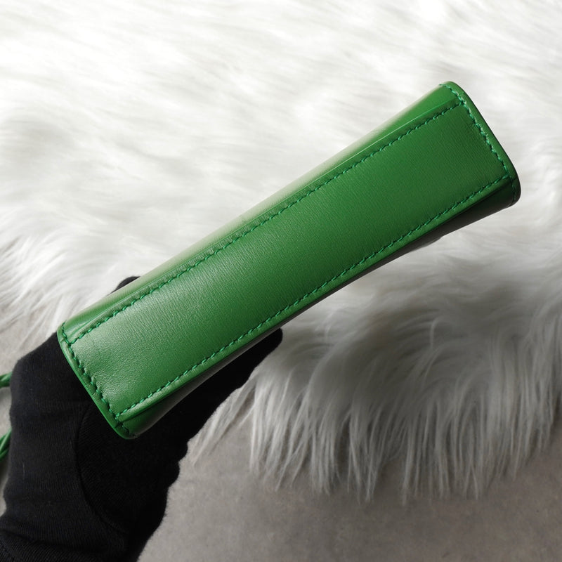 ジルサンダー タングル スモール レザー ショルダーバッグ グリーン