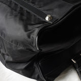 プラダ テスート ポコノ ナイロン / サフィアーノレザー 2way ボストンバッグ ブラック