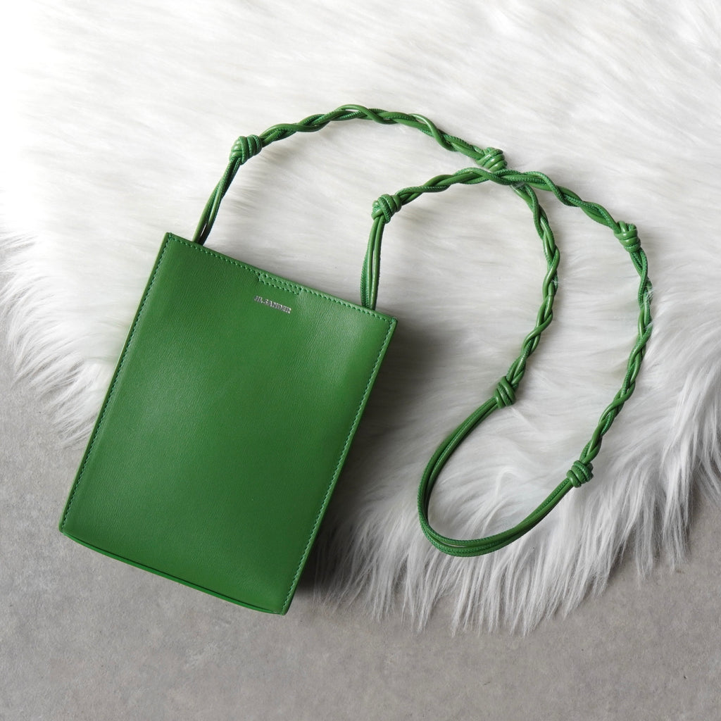 ジルサンダー タングル スモール レザー ショルダーバッグ グリーン