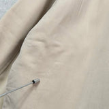 イヴ サンローラン ヴィンテージ YSLロゴ ブルゾン ジャケット ベージュ / モスグリーン