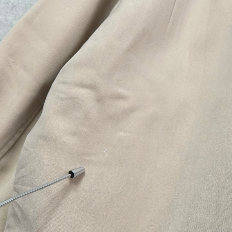 イヴ サンローラン ヴィンテージ YSLロゴ ブルゾン ジャケット ベージュ / モスグリーン