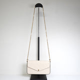 ルイ ヴィトン モノグラム アンプラント ポシェット フェリシー クリーム M82363