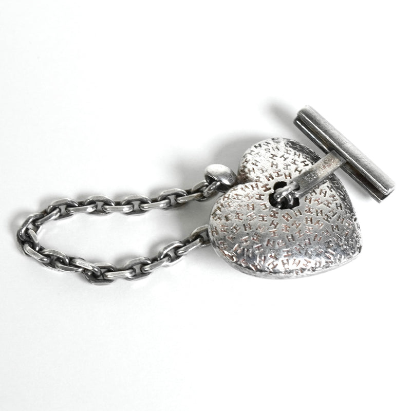 エルメス トゥーブー ハート キーチャーム シルバー925