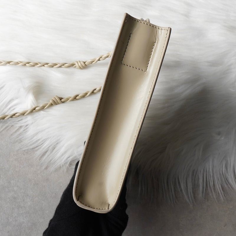 ジルサンダー タングル スモール レザー ショルダーバッグ ベージュ