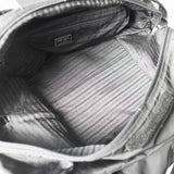 プラダ テスート ポコノ ナイロン / サフィアーノレザー 2way ボストンバッグ ブラック