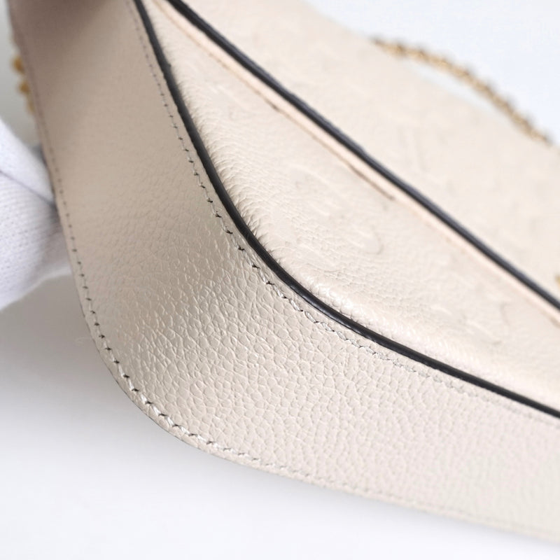 ルイ ヴィトン モノグラム アンプラント ポシェット フェリシー クリーム M82363