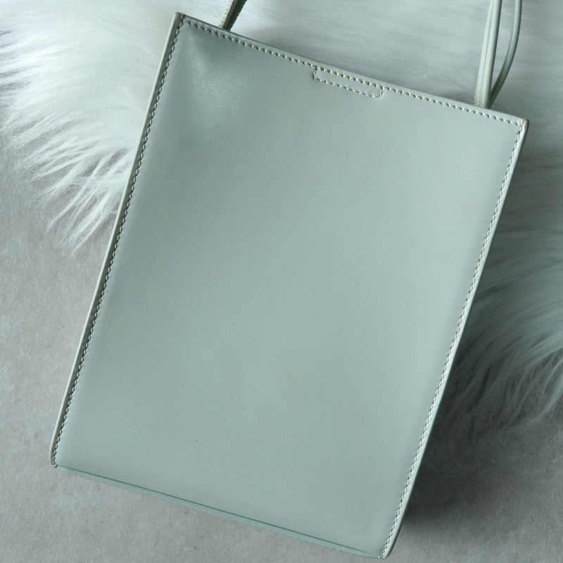 ジルサンダー タングル スモール レザー ショルダーバッグ ミントグリーン