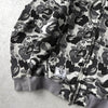 A BATHING APE × STUSSY ステューシー × エイプ スカル カモ ジップアップ フーディー パーカー グレー