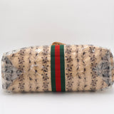 コムデギャルソン × グッチ ペーパートート シェリーライン ハンドバッグ ブックトート 自立型 花柄 ビニール A4可 - NEWSED