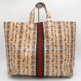 コムデギャルソン × グッチ ペーパートート シェリーライン ハンドバッグ ブックトート 自立型 花柄 ビニール A4可 - NEWSED