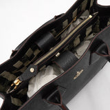 ヴィヴィアン ウエストウッド オーブ レザー トートバッグ ハンドバッグ 自立型 A4可 ブラック - NEWSED