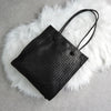 Bottega Veneta Intrecciato 手提包 A4 尺寸 黑色