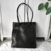 Bottega Veneta Intrecciato 手提包 A4 尺寸 黑色